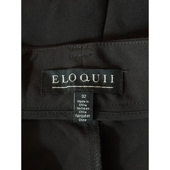 Eloquii The 365 semi stretch straight leg pants black size 32 - Picture 4 of 4